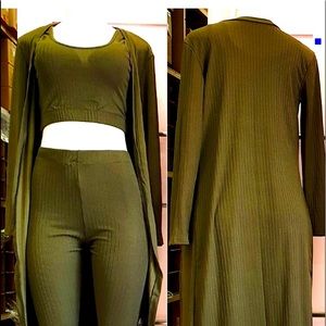 3 piece cardigan set